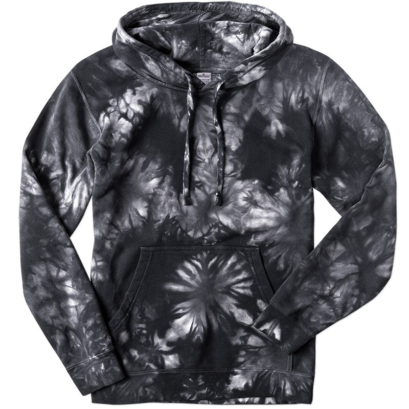 Tie-Dyed Hooded Sweatshirt